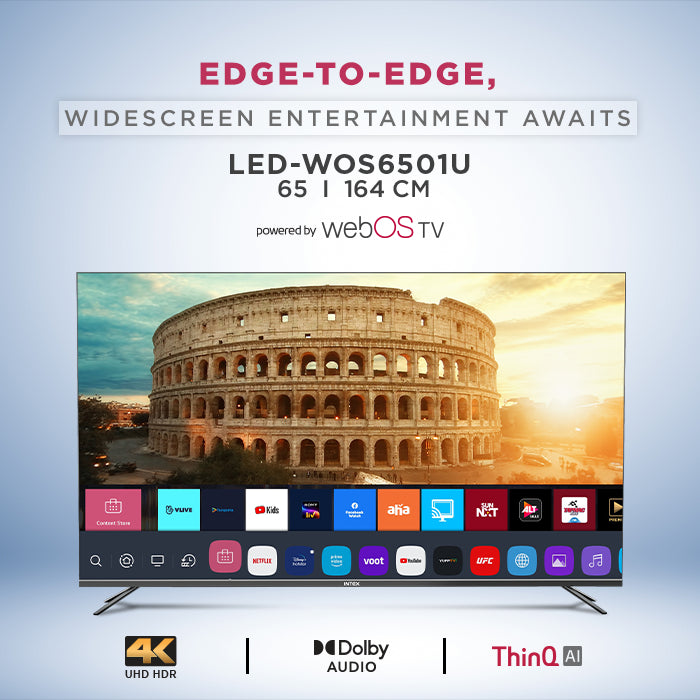 5 Things to Know About the INTEX 65-inch 4K Smart LED TV